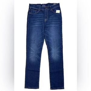 Lucky Brand Boys Size 18 Authentic Skinny Jeans Adjustable Waist Dark Wash NEW